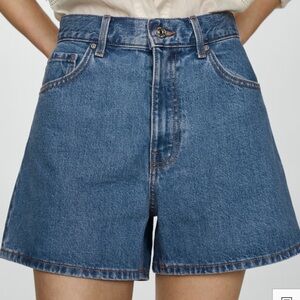 Mango high rise shorts